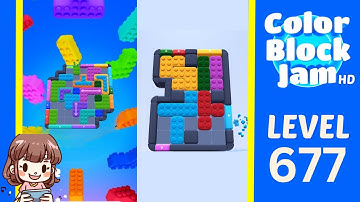 Color Block Jam Level 677 Solution Walkthrough