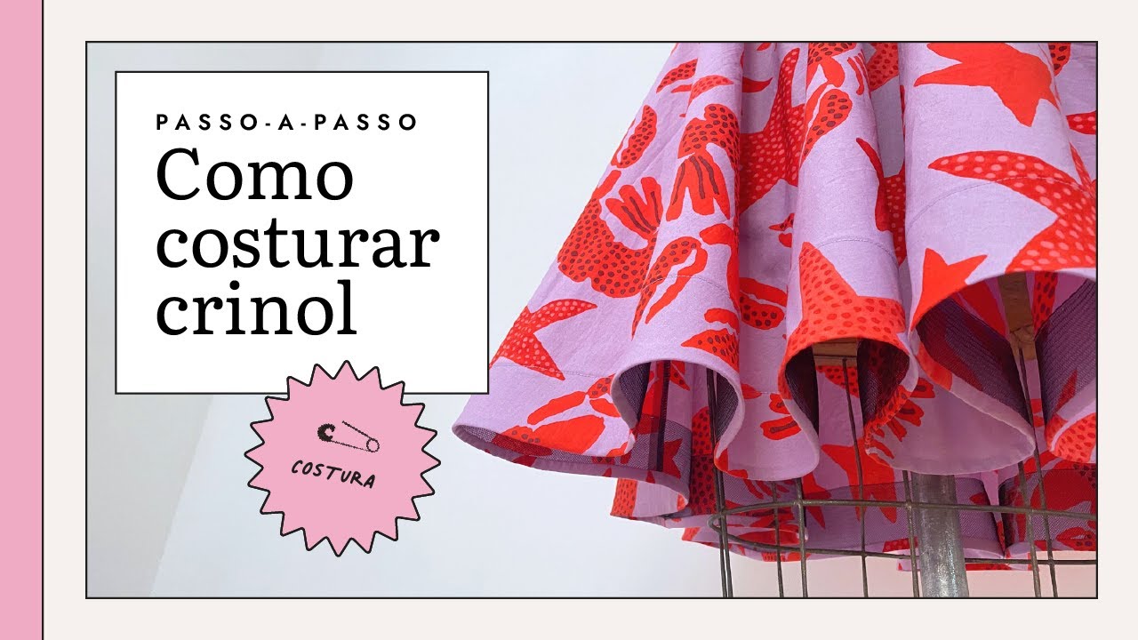 Como costurar crinol