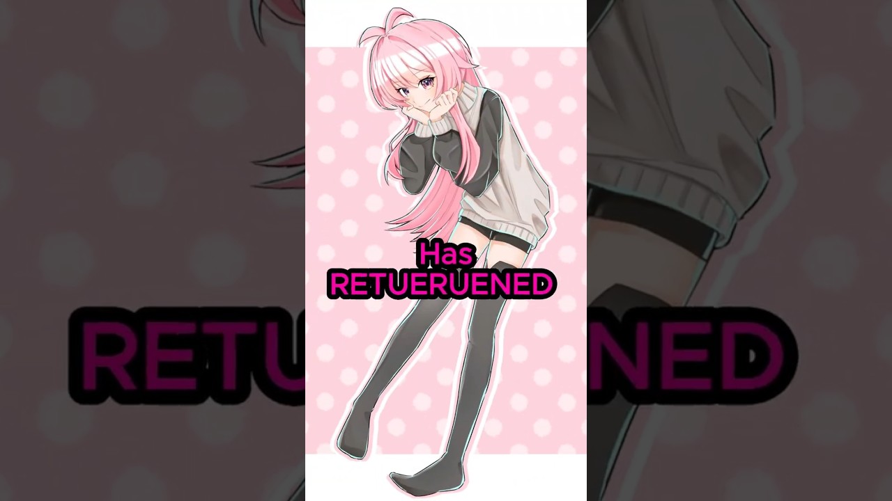 This Vtuber HAS RETURNED?! #vtuber #music #jpop #japan #indie