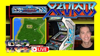 Xevious (Arcade) - Chronologically Gaming is LIVE! #namco #arcade #atari #retro #shootinggames