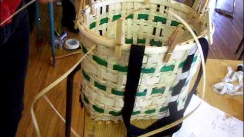 Nancy Today: 20 New England Basket workshop ASMR weaving basketmaking (basket making tutorial)