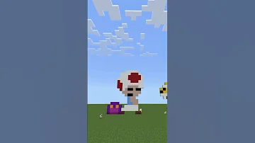 Minecraft Super Mario, Toad vs Goomba