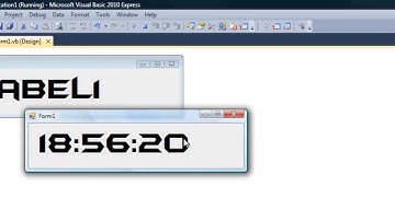 How to make a simple clock in visual basic 2010 [HD]