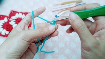 Hd học móc len cho người mới bắt đầu| 5 mũi cơ bản đầu tiên (p1)