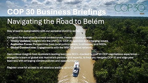 COP30 Week-1 Breakdown — What Matters for Business (Road to Belém, 14 Nov 2025)