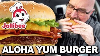 Jollibee Aloha Yum Burger & Peach Mango Pie Food Review