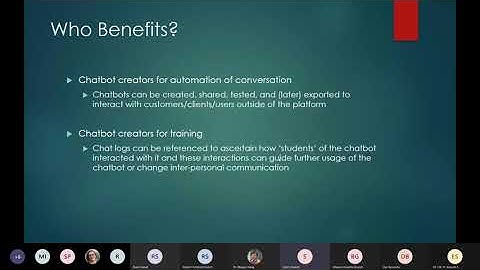 Day 2 - Training with Chatbots (Scott McQuoid) Session of VIP ROW 2021