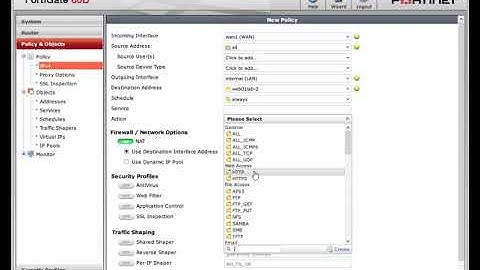 Static NAT Port Forwarding (WAN IP) and Policy (part 1)