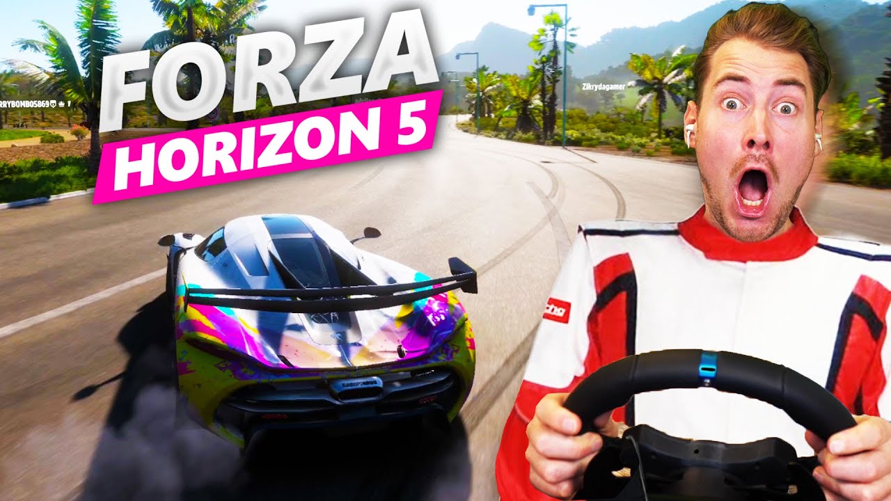 Forza Horizon 5 Lenkrad Wird Nicht Erkannt Mit 450 KMH auf der AUTOBAHN🔥|FORZA HORIZON 5 mit LENKRAD - YouTube