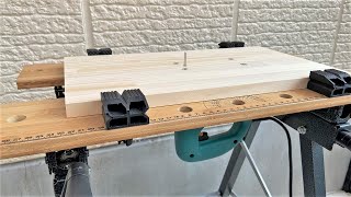 DIY a simple jigsaw table using a workbench