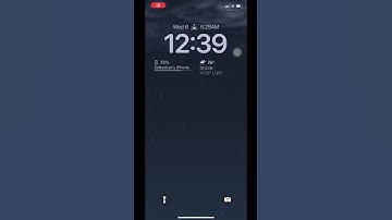 iOS 16 Weather Lockscreen