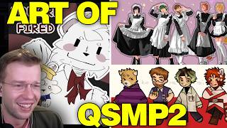 Graf Reacts To New QSMP 2 FANARTS And MEMES!
