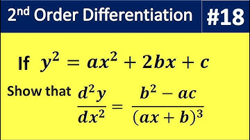 2nd order differentiation wbchse hs sn dey maths 18