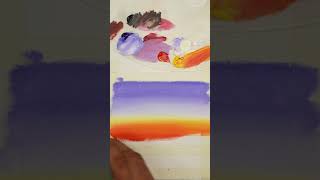 EASY BEAUTIFUL SUNSET PAINTING 🎨🌅 | Simple Acrylic Painting for Beginners