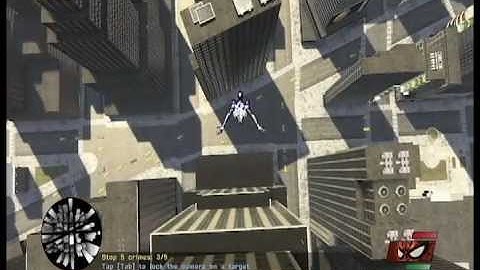 Spiderman Web Of Shadows Jump Over The Empire State Building