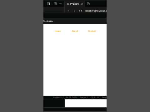 Single page application