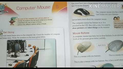 Computer Science Class 1 Ch 5 Computer Mouse