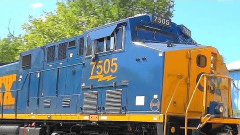 A Shiny New CSX Website Logo Pulls Into Jessup
