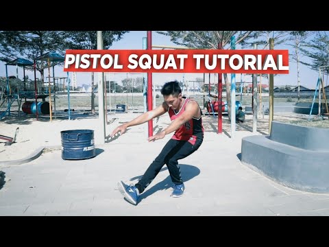 Pistol squat tutorial ( bahasa Indonesia ) beginner to advanced
