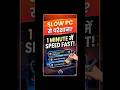 PC Slow Hai? 1 Minute Mein Speed Fast Karein! (Temp &amp; %temp% Clean)