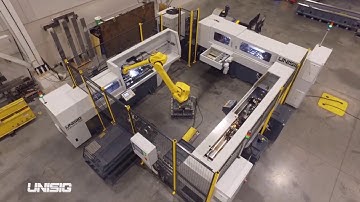 UNISIG Fully Automated Gundrilling, Reaming and Rifling Barrel Cell (4-2-2)