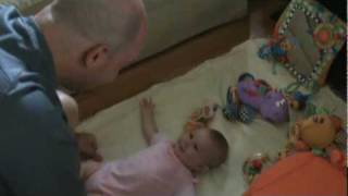 058 - Daddy Tickling Ava 82109 4 Months