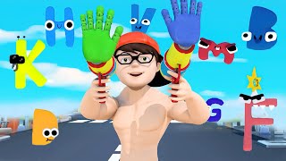 Scary Teacher 3D Troll vs Squid Game - Hand Gun And Challenge 5 Times To Catch The Word