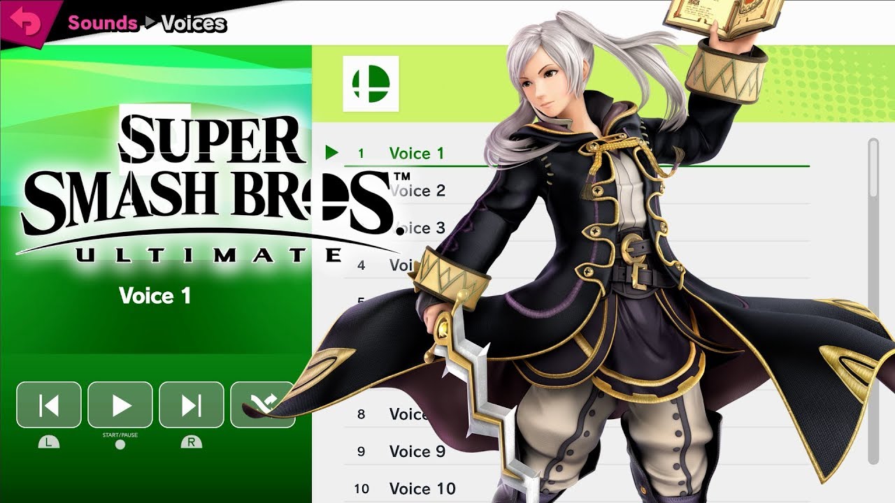 Robin (Female) Voices Super Smash Bros Ultimate YouTube