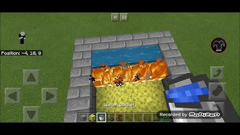 How To Make Floating Water (Mcpe)