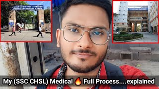 My (SSC CHSL) Medical 🔥 Full Process Explained | (Air-148) Vaibhav Tripathi | SSC Chsl | Vlog