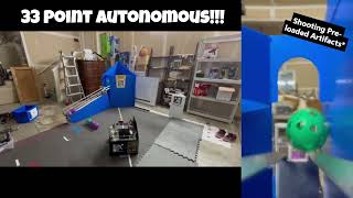 Alpha Intelligence 15337 33 Point Autonomous For League Meet 2 Ftc Decode