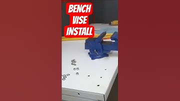 Mounting a Bench Vise the Right Way 🛠️ #mg101tools