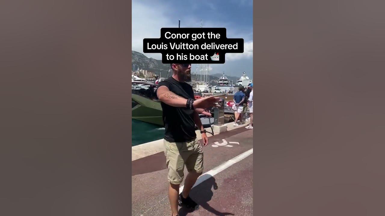 Conor got a Louis Vuitton delivery 🛥️ (via YachtMogul/TT) 