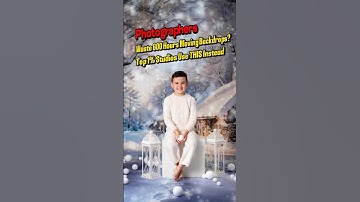 Photographers Waste 600 Hours Moving Backdrops?Top 1% Studios Use THIS Instead #photographystudio