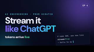 Ep4 · Stream LLM Responses Like ChatGPT — SSE in ~10 Lines (Python + FastAPI)