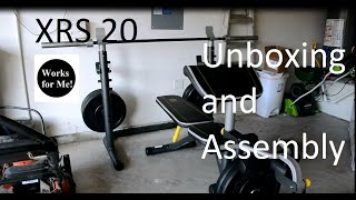 Gold's gym XRS 20 Weight Bench Unboxing and Assembly