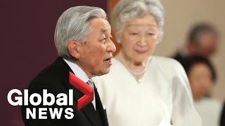 Japanese emperor Akihito abdicates throne