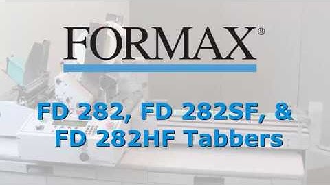Formax FD 282 Double-Head Edge Tabber