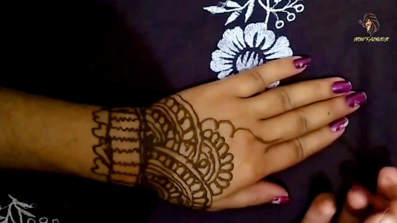 How To Make Hand Back Mehndi Design Hath Ke Piche Ka Mehndi