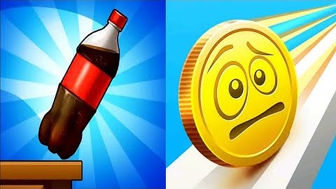 Coin Rush|| Bottle Jump|| All Levels Completed|| Android iOS Gameplay