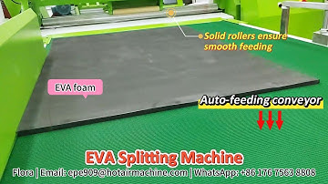 EVA Foam Slicer | Horizontal Foam Slicing Machine
