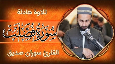 سورة فصلت كاملة surah fussilat القارئ سوران صديق
