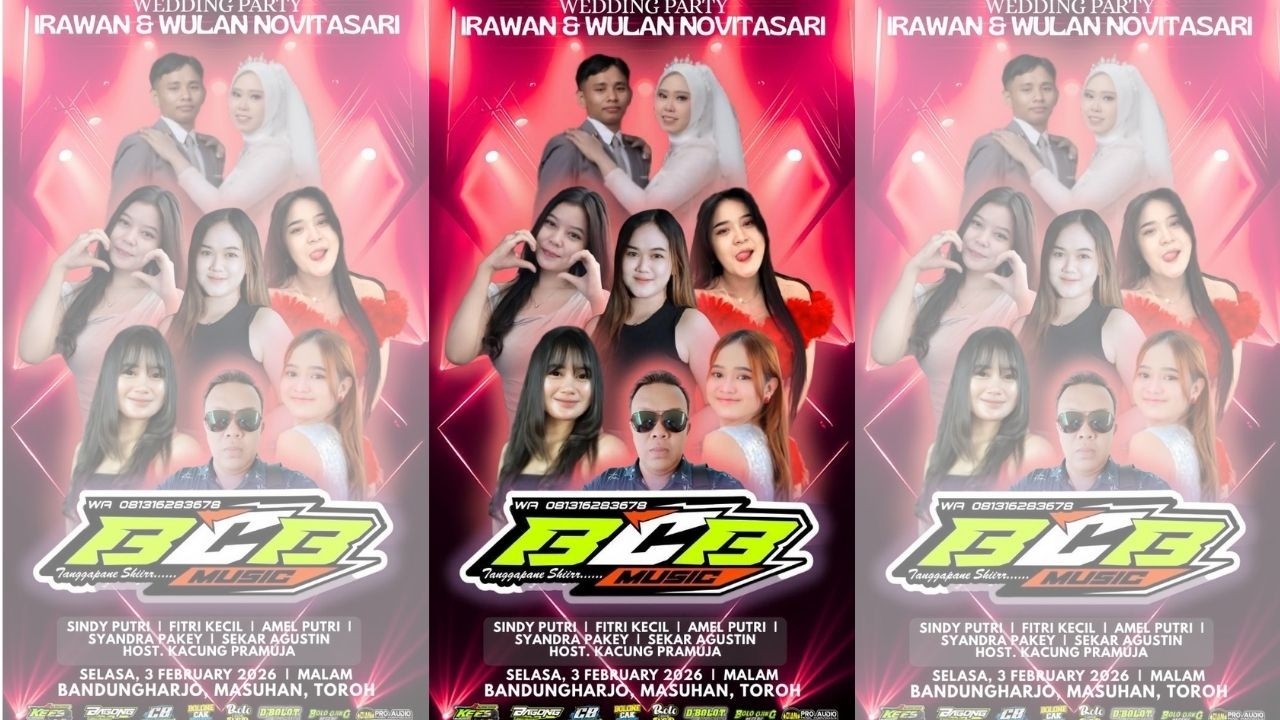 🔴#LIVE BCB MUSIC - WEDDING WULAN & IRAWAN - DIAN PRO AUDIO - MASUHAN TOROH - 3 FEB 2026