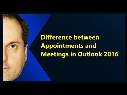 आउटलुक 2016 में अपॉइंटमेंट्स और मीटिंग्स के बीच अंतर
