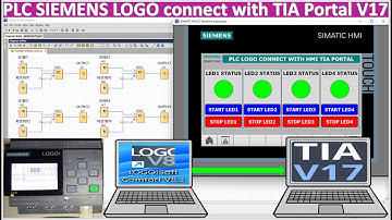 PLC SIEMENS LOGO connect with TIA Portal V17