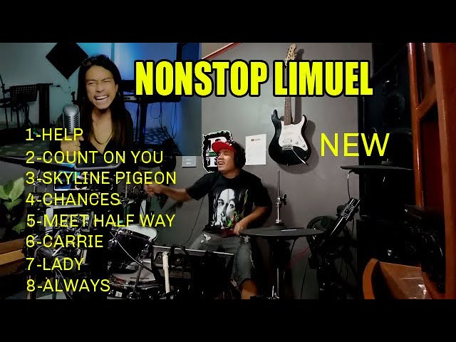 LIMUEL NONSTOP SONG LIVE DRUMS class=