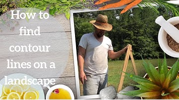 How to find contour lines on a landscape