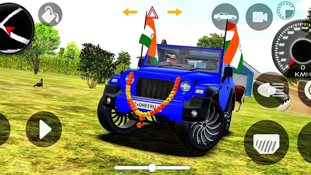 Modified Mahindra Thar😈Games:Indian Blue Thar (Gadi Wala Games) Car Game Android Game - #2026