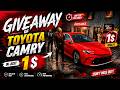 TOYOTA CAMRY GIVEAWAY IN JUST $1 | Car Parking Multiplayer LIVE