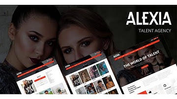 Alexia - Model Agency WordPress Theme | Themeforest Website Templates and Themes